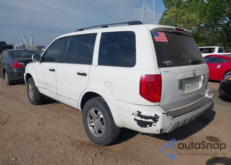 2005 Honda Pilot Ex-L z USA, uszkodzony, nr VIN 5FNYF18605B067447